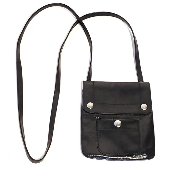 Lacoste | Patent Leather Mini Crossbody Purse